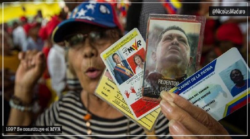 Se cumplen 23 años de la creación del Movimiento V República