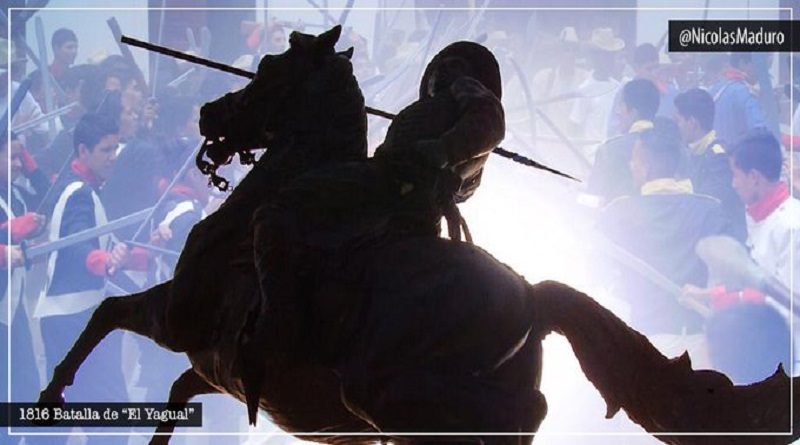 Jefe de Estado recuerda gran hazaña liderada por los valientes llaneros al mando de José Antonio Páez hace 204 años en la Batalla de El Yagual