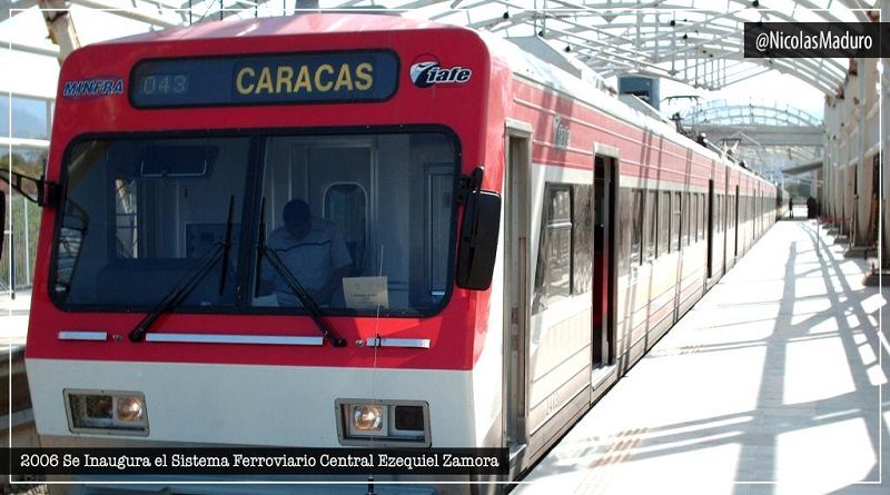 Sistema Ferroviario Central "Ezequiel Zamora” celebra 14 años al servicio del pueblo mirandino