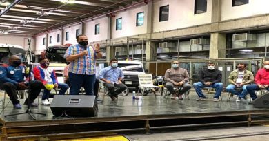 Sector transporte multimodal de Caracas presenta candidatos para la Asamblea Nacional