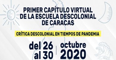 Inicia proceso de inscripción 2020 en Escuela Descolonial de Caracas