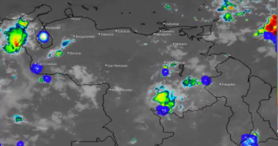 Pronostican para este domingo precipitaciones y descargas eléctricas en Zulia, Andes y Bolívar