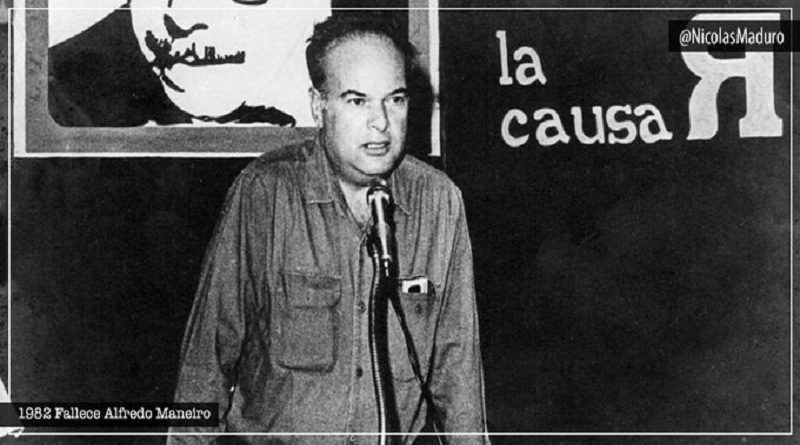 Jefe de Estado recuerda los 38 años de la siembra de Alfredo Maneiro combatiente de las luchas populares de Venezuela