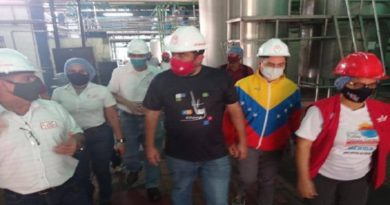 Comando de Campaña Darío Vivas del Circuito Nº 2 de Mérida realizó visita a la Planta Lácteos Los Andes