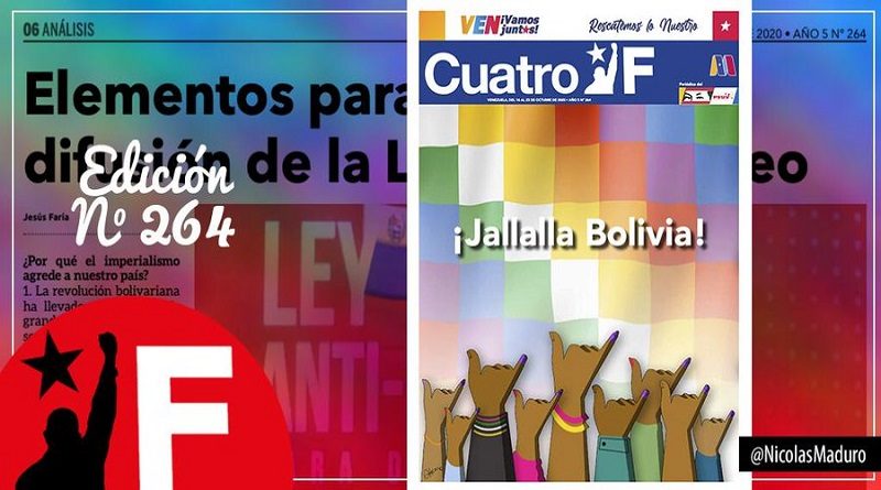 Edición 264 del semanario Cuatro F destaca importancia de Ley Antibloqueo
