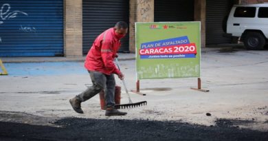 Avanza Plan de Asfaltado Caracas 2020 con la colocación de 1.200 toneladas en la parroquia San Pedro