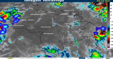 Inameh | Se esperan precipitaciones en algunas zonas del territorio venezolano