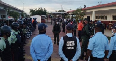 Grupos de respuesta inmediata realizan simulacro de Orden Público en Falcón