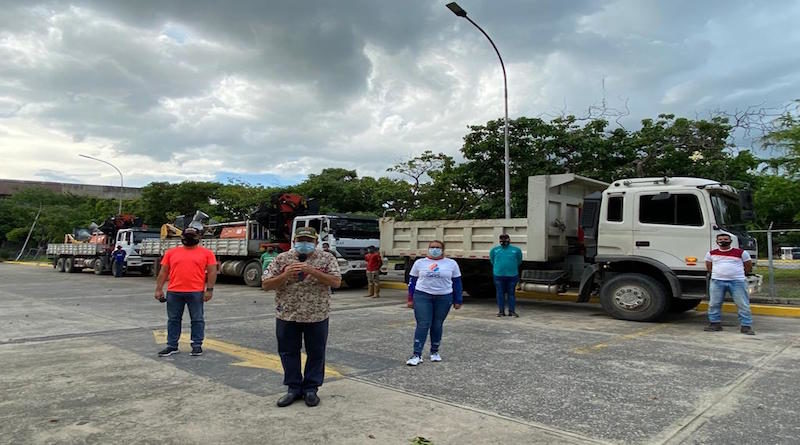 Aragua recibe maquinarias de Barrio Nuevo Barrio Tricolor para reforzar despliegue en municipios afectados por lluvias