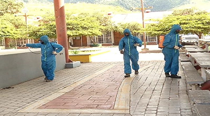 Gobierno Nacional lleva a cabo jornada de desinfección en comunidad Fabricio Vive parroquia Sucre en Caracas