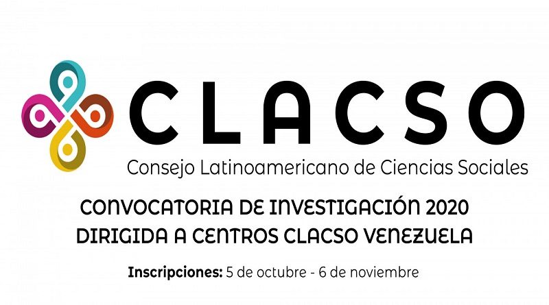 Convocatoria de Investigación 2020 dirigida a centros Clasco estará abierta hasta el 6 de noviembre