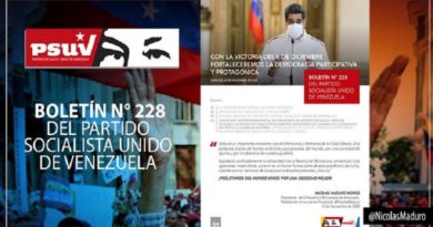 Edición 228 del Boletín del PSUV contiene elementos de análisis para fortalecer la participación protagónica y la democracia participativa