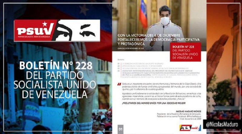 Edición 228 del Boletín del PSUV contiene elementos de análisis para fortalecer la participación protagónica y la democracia participativa