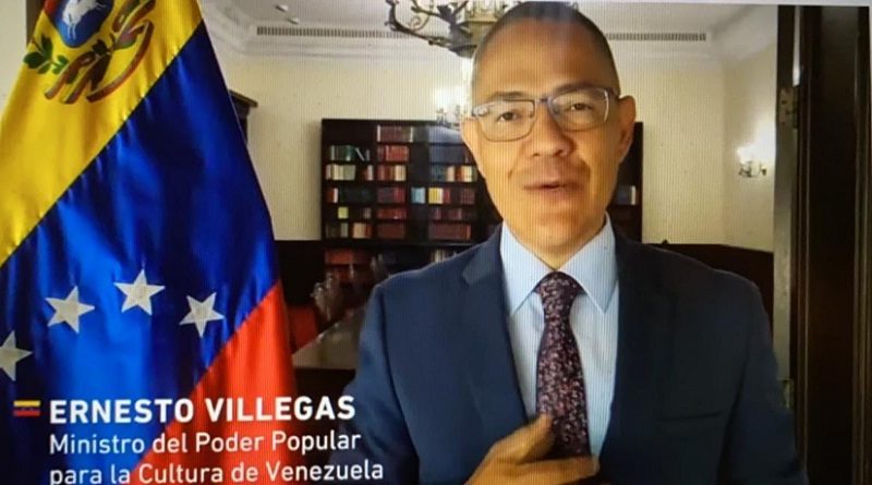 Venezuela exhorta en Congreso de Cultura suspender sanciones imperiales que afectan la vida de los pueblos del mundo
