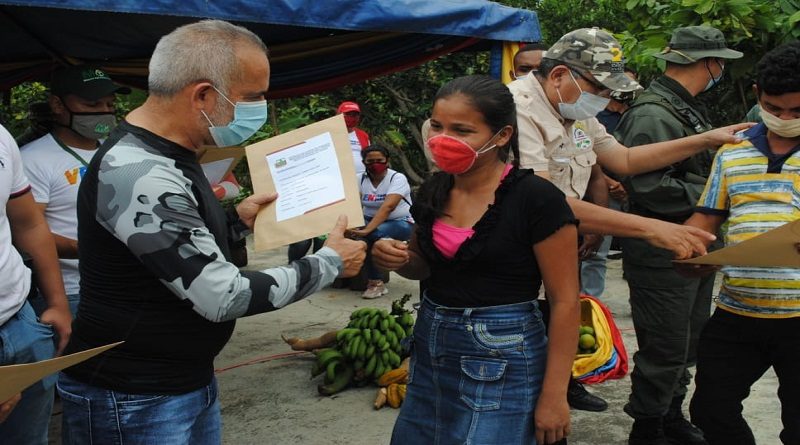Entregan títulos de tierra a 40 familias campesinas de La Tendida en Táchira