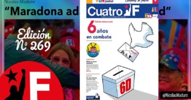 Boletín 269 de Cuatro F resalta datos interesantes de algunos candidatos de la Patria y sobre Maradona
