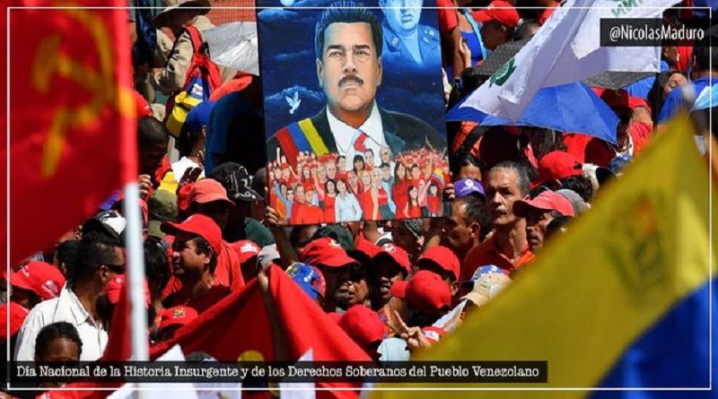 En el Día de la Historia Insurgente Venezuela reafirma más de 500 años de lucha y rebeldía de los pueblos libres