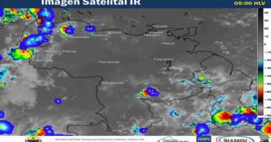 Inameh prevé bubosidad y precipitaciones en algunas zonas del territorio venezolano este sábado