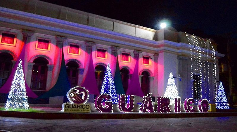 Activan Paseo Navideño de la Plaza Bolívar para dar inicio a las Navidades Felices 2020 en Guárico