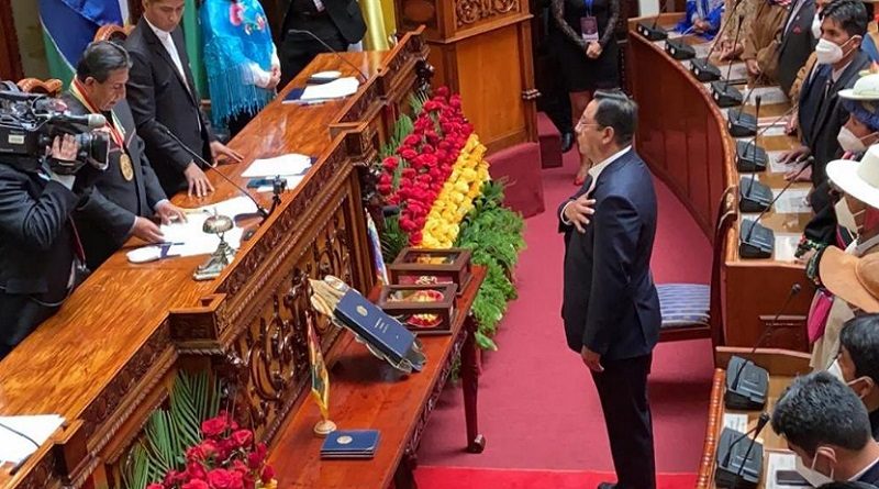 Jefe de Estado desea el mayor de los éxitos al pueblo boliviano en esta nueva etapa del retorno de la democracia