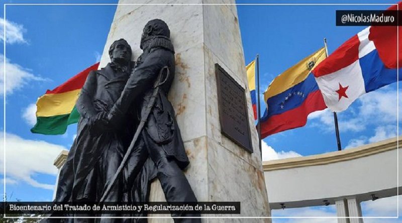 Venezuela celebra el Bicentenario de la Diplomacia de Paz con la Firma de los Tratados de Armisticio y Regularización de la Guerra