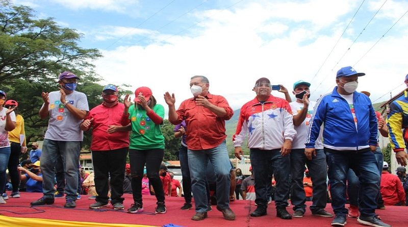 Trujillanos revolucionarios se movilizaron en apoyo a los candidatos patriotas del Circuito N°1