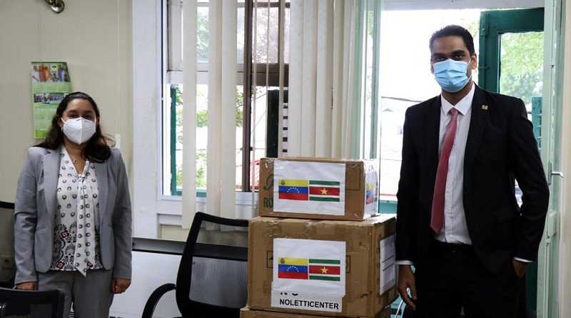 Venezuela dona a Surinam 7 mil pruebas rápidas de detección de COVID-19