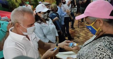 Estructura del PSUV en Táchira reciben kit de bioseguridad para elecciones del 6D