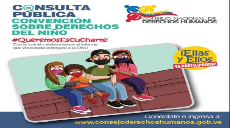 Venezuela inicia Consulta Pública sobre Implementación de Derechos de Niños y Niñas