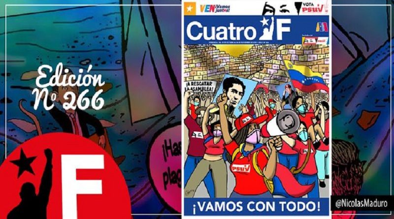 Jefe de Estado invita a leer y debatir al pueblo edición 266 del semanario Cuatro F