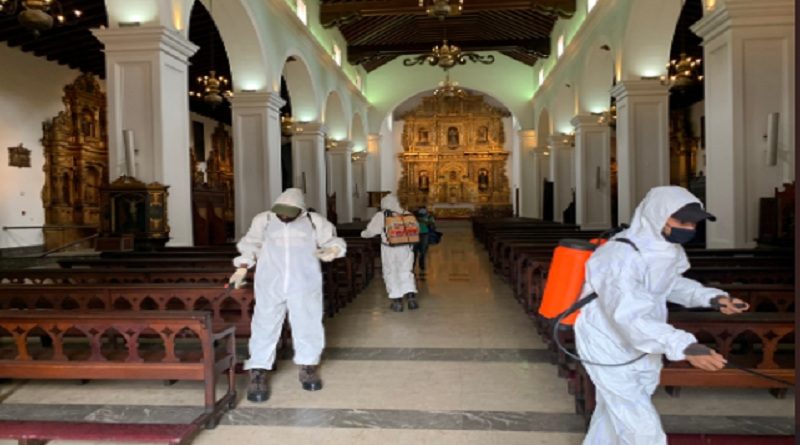 Jornada de Desinfección, Limpieza y Embellecimiento se lleva a cabo en templos y centros religiosos del territorio nacional