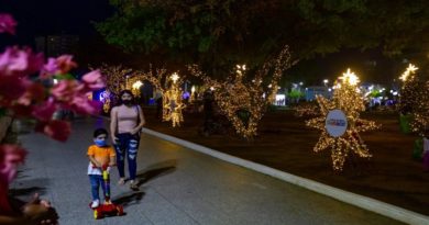 Realizan encendido navideño en plazas del estado Zulia