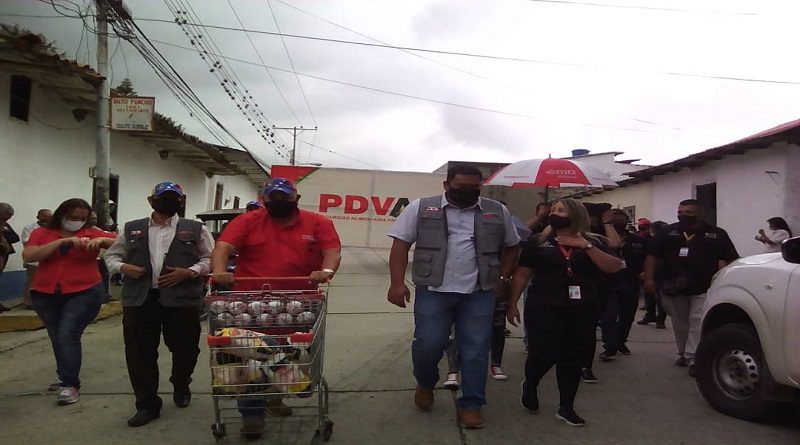 Pdval atiende a más de 3 mil familias del estado Trujillo con la entrega combos proteicos