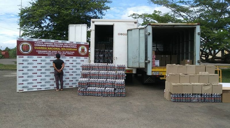 GNB retiene mercancía que era transportada con salvoconducto falso