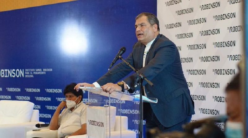 Expresidente Rafael Correa: el término civilización ha sido hegemonizado por las sociedades estandarizadas por el consumismo