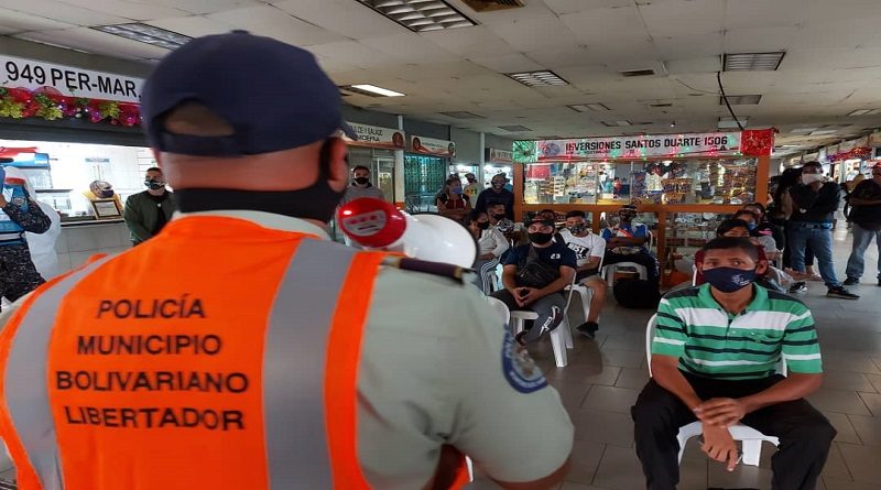 Cuerpos de seguridad ciudadana supervisan cumplimiento de normas de bioseguridad en terminales terrestres del país
