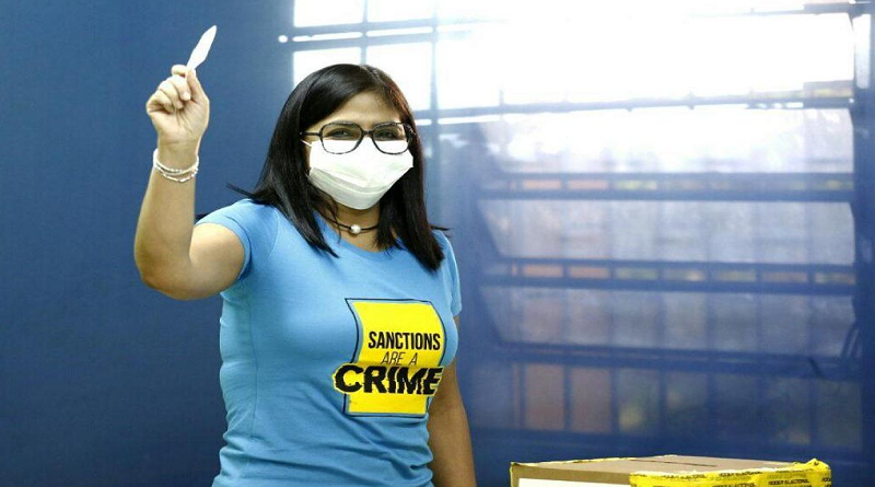Delcy Rodríguez: jornada electoral de este domingo representa el rescate de una AN para ponerla al servicio del pueblo