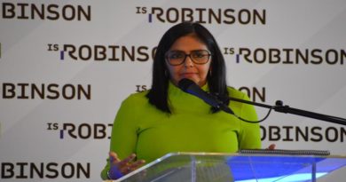 Delcy Rodríguez afirma que el planeta entero está sumido en una crisis profunda por la escogencia del modelo de producción hegemónico