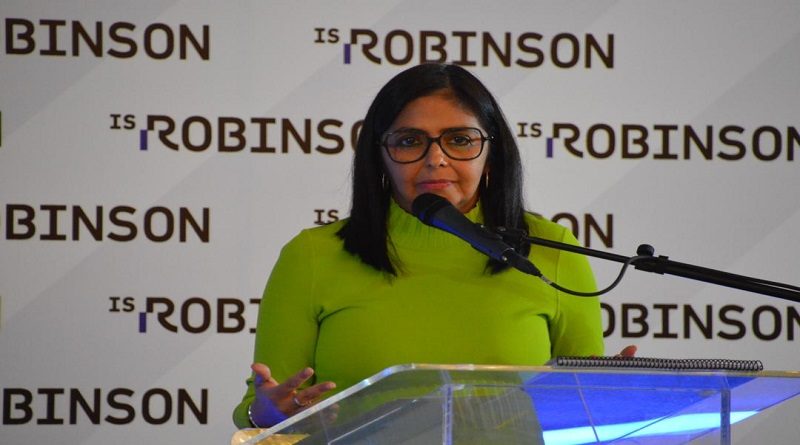 Delcy Rodríguez afirma que el planeta entero está sumido en una crisis profunda por la escogencia del modelo de producción hegemónico