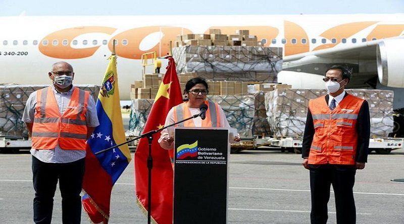 Desde China | Arriba a Venezuela noveno cargamento con insumos médicos contra la COVID-19