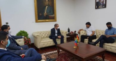 Venezuela recibe a líder latinoamericano, Evo Morales y presidente del senado de Bolivia Andrónico Rodríguez