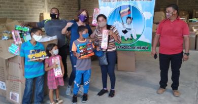 Inicia entregan de juguetes a niños y niñas de Guárico como parte del Plan Navidades Felices 2020