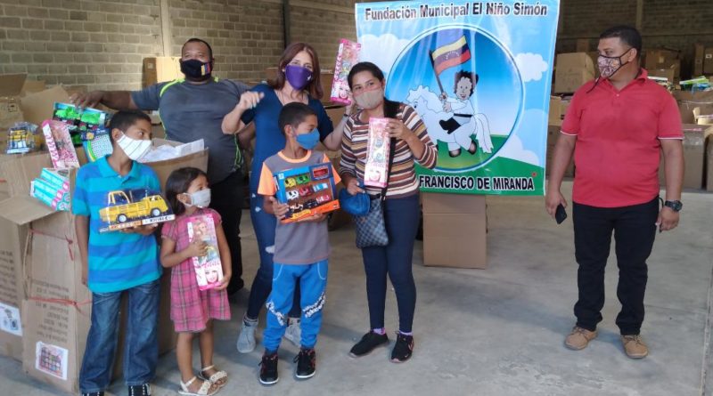 Inicia entregan de juguetes a niños y niñas de Guárico como parte del Plan Navidades Felices 2020