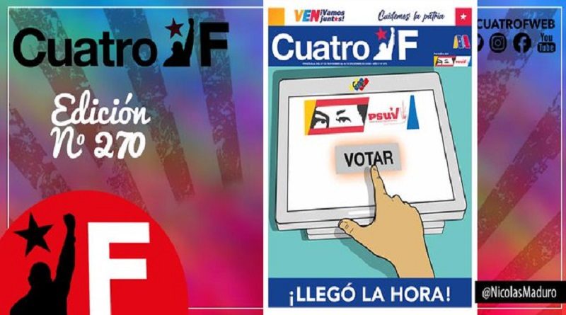 Jefe de Estado invita al pueblo a leer y analizar desde las bases del pueblo la edición 270 del periódico CuatroF