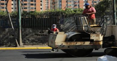 Más de 10 mil toneladas de asfalto han sido colocadas durante este 2020 en Caracas