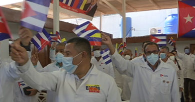 Venezuela agradece amistad y hermandad prestada por la Brigada Médica Cubana Henry Reeve