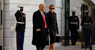 Donald Trump deja la Casa Blanca horas antes de terminar su mandato