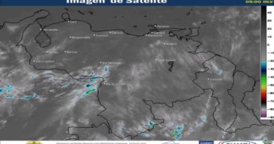 Inameh: Hay baja probabilidad de precipitaciones este viernes en gran parte del territorio venezolano 