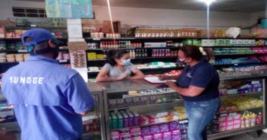 Sundde realizó 165 exhortos a comercios durante semana de cuarentena radical, consciente y disciplinada
