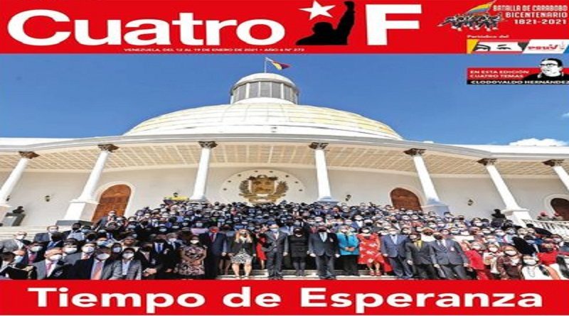 Edición 273 del periódico 4F rol fundamental de la nueva AN para la recuperación de la economía en Venezuela